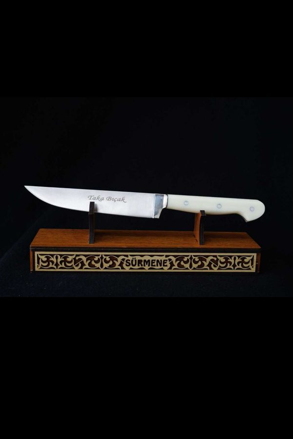 Beyaz Pleksi Sap 13 cm Sebze Bıçağı