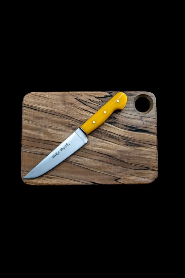 Sarı Pleksi Sap 15 cm Et Bıçağı