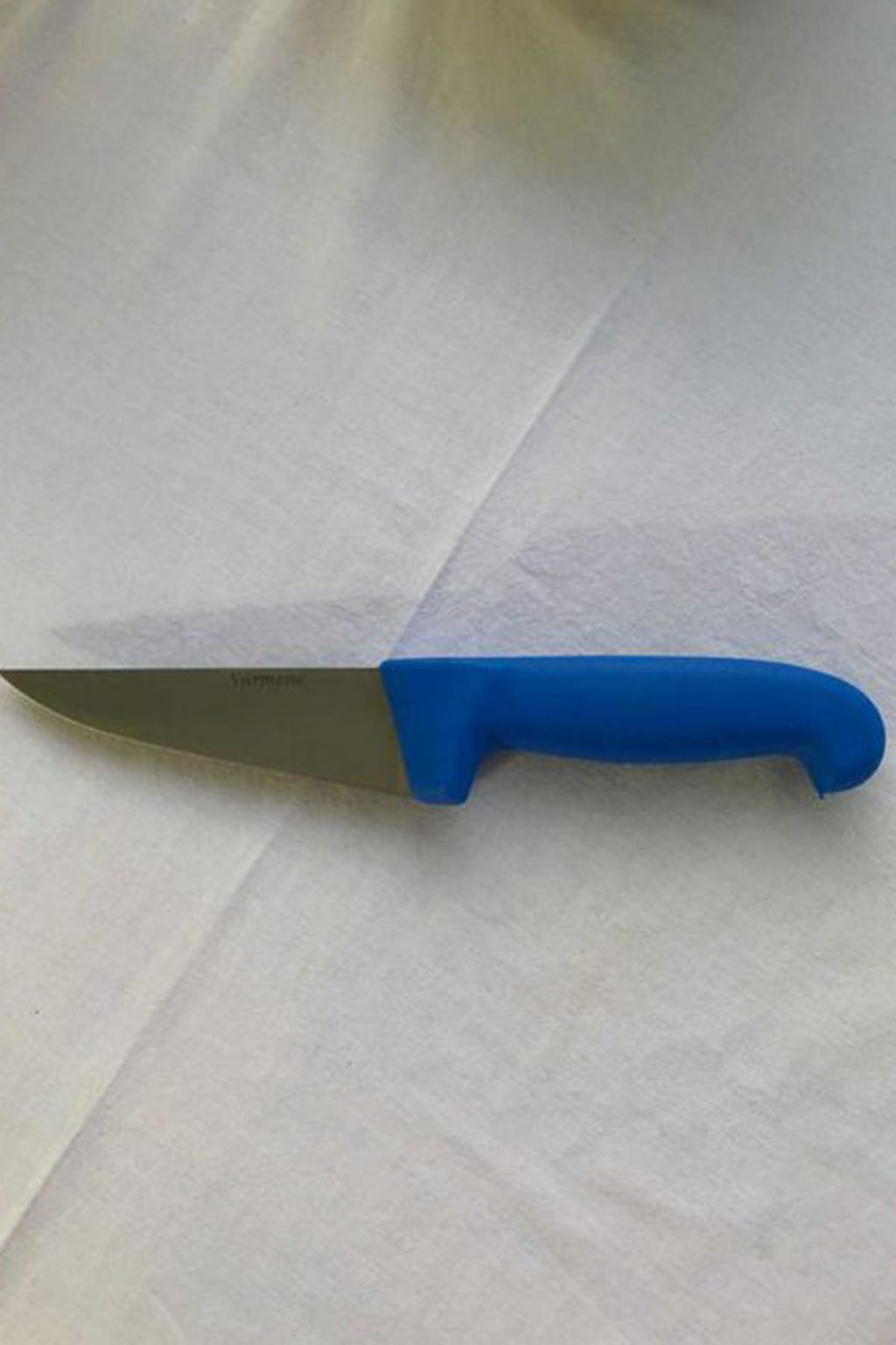 Ekru Kahve Kombinli Tekli Kasap Et Sıyırma Bıçağı Taka Bıçak